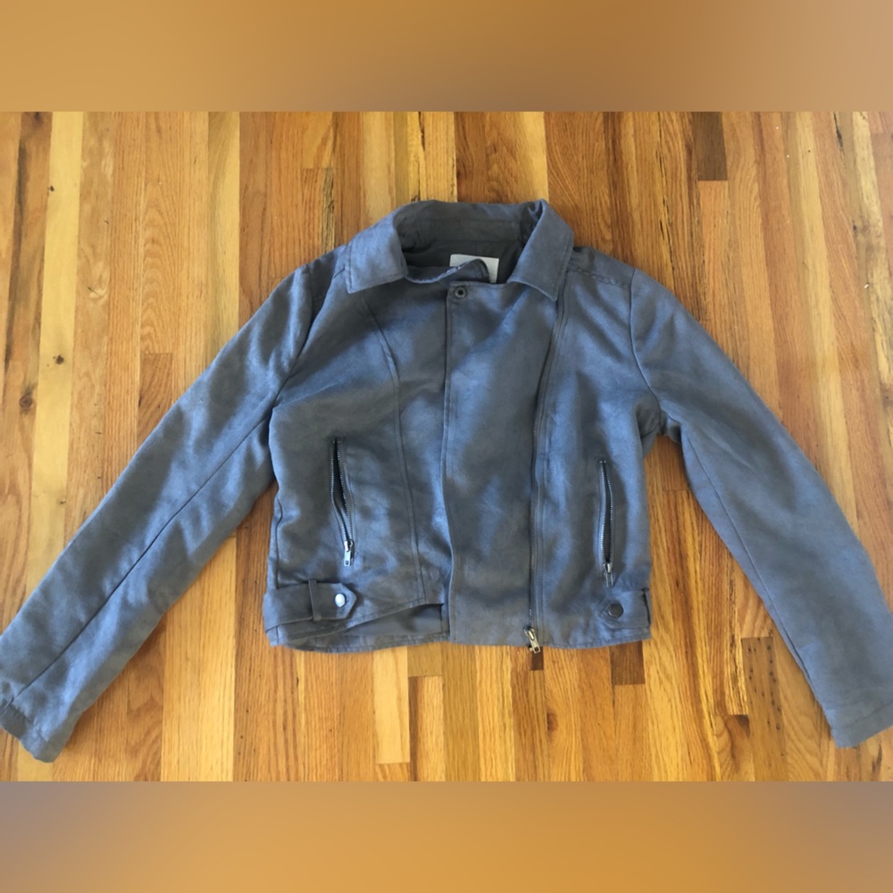 Gray Suede Jacket